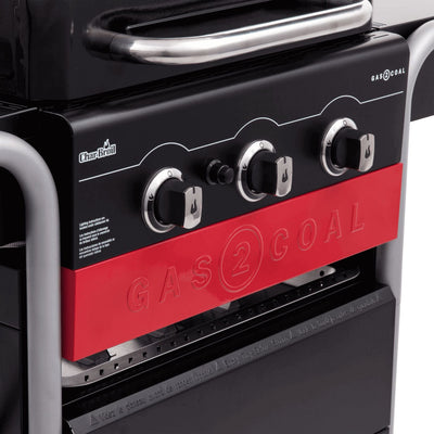 Charcoal-Gas 3 burner grill Char-Broil Gas2Coal