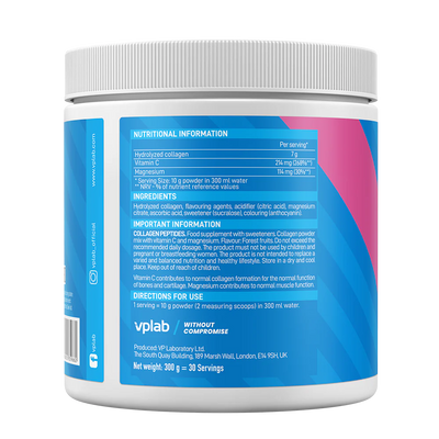 VPLAB Collagen Peptides 300g Forest Fruits