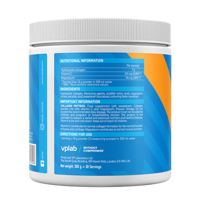 VPLAB Collagen Peptides 300g Orange