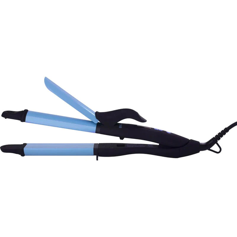 Bio Ionic 3-1 Curler Wand flat iron- EU 2 prong Round Hair styling device