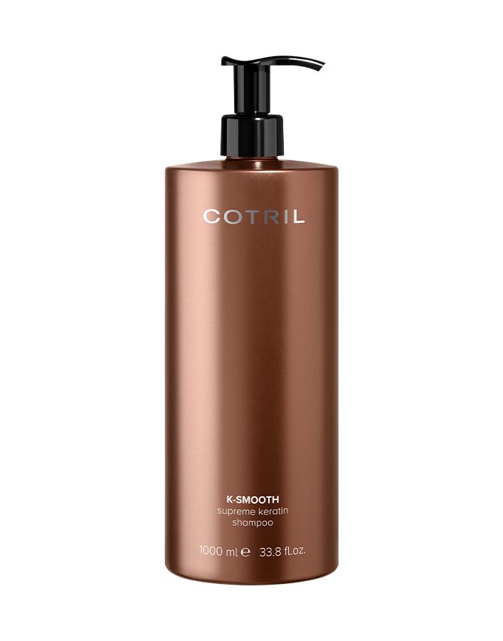 Cotril Keratin shampoo K-SMOOTH, 1000ml + gift