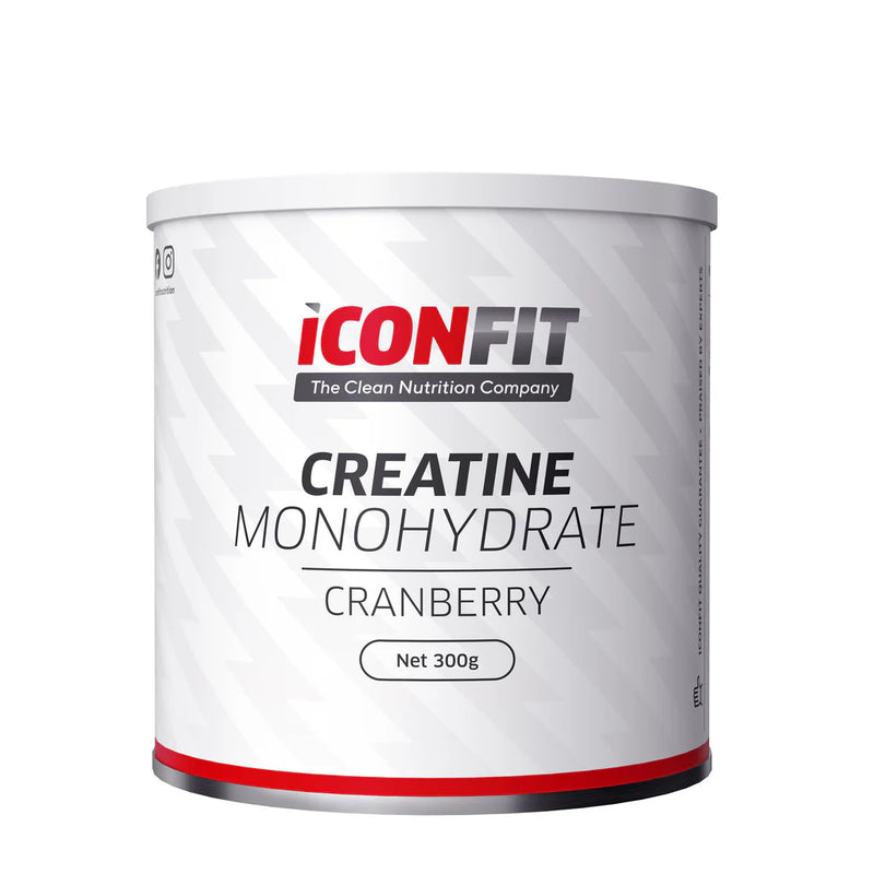 ICONFIT Mikronizuotas Kreatino Monohidratas (300 g) - Spanguolės