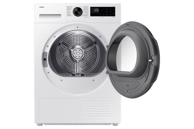 Samsung Dryer DV90DG52A0AELE, white, SpaceMax, Higiene care, 9kg, A+++, heat pump