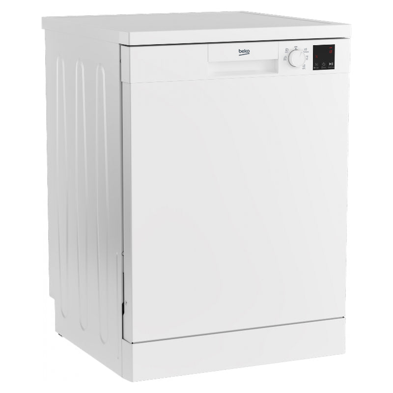 BEKO Freestanding Dishwasher DVN05320W, Energy class E, Width 60 cm, White