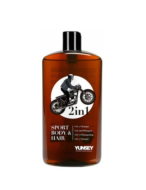 Yunsey Shampoo-gel for men – šampūnas-gelis vyrams 380ml