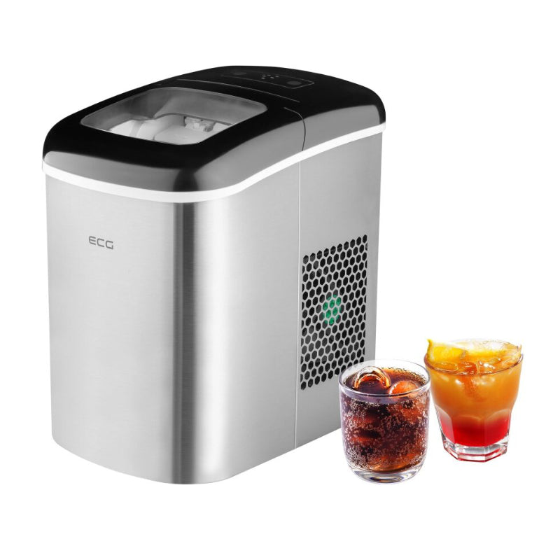 ECG ICM 1253 Iceman Ice maker, Up to 12 kg of ice in a single day, 2 ice cube sizes 