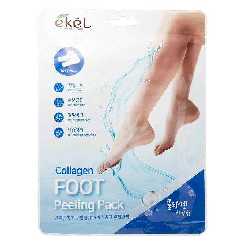 Маска для ног EKEL Collagen Foot Peeling Pack, 40 г