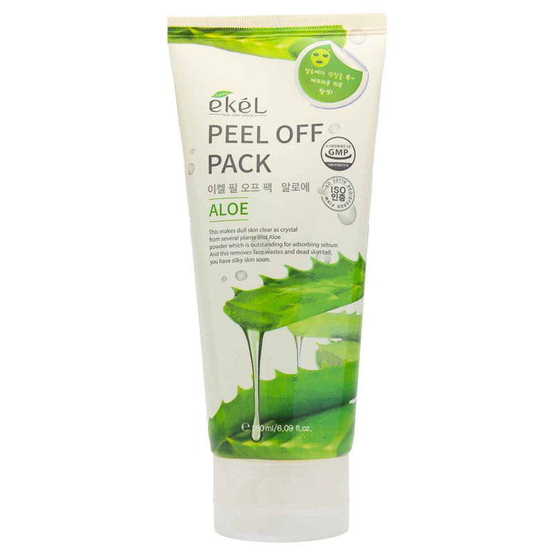 Ekel Peel Off Pack Aloe Moisturizing peel off face mask with aloe, 180 ml. 
