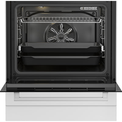 BEKO Cooker FBM62330GWDTN, Width 60 cm, A, Gas/Electric, LED screen