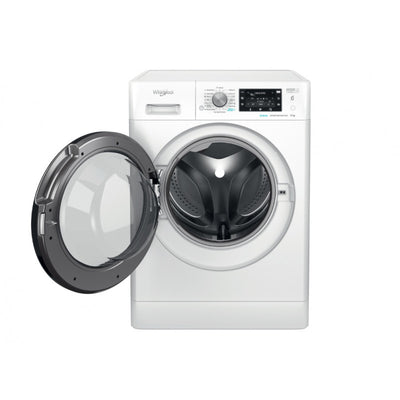 WHIRLPOOL Стиральная машина FFD 9489 BV EE, 9 кг, 1400 об/мин, Класс энергопотребления А, Глубина 63 см, Инверторный двигатель, Черные двери 