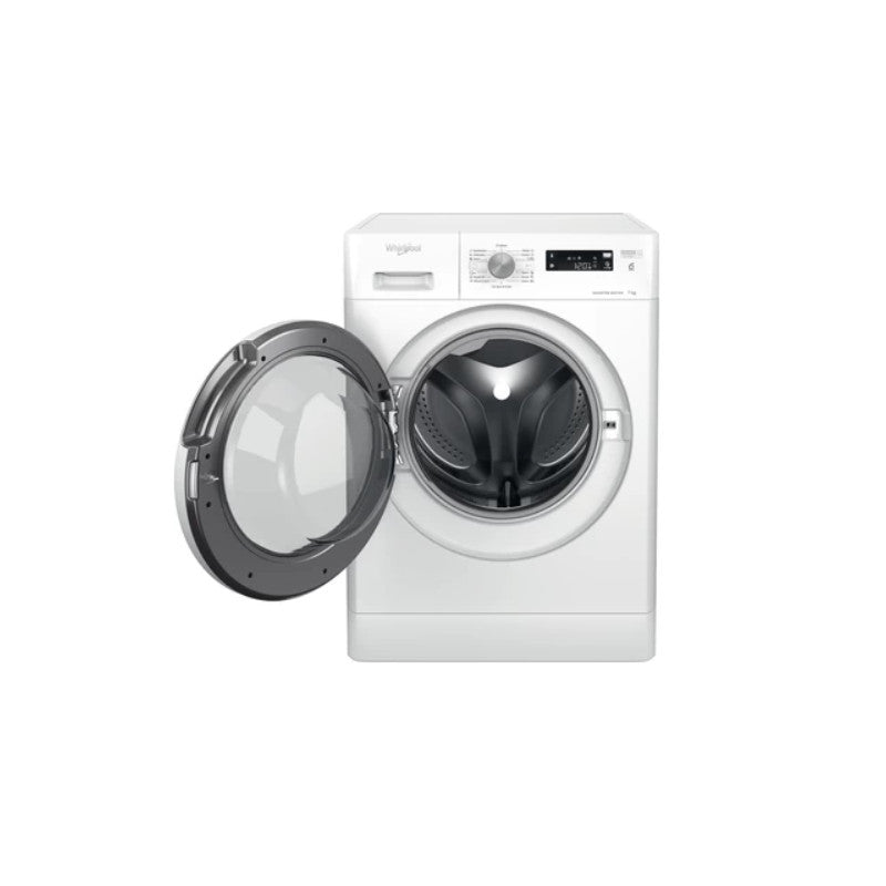 WHIRLPOOL Washing machine FFS 7469 W EE, 7 kg, 1400 rpm, Energy class A, Depth 57.5 cm, damaged package