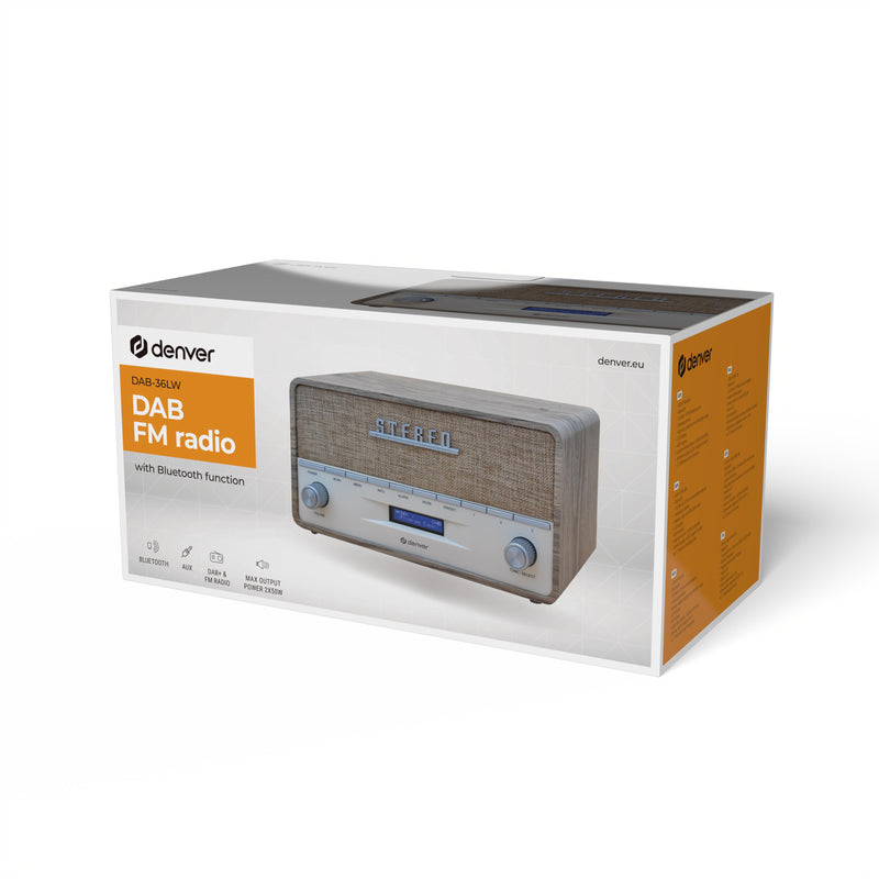 Denver DAB-36LW Lightwood