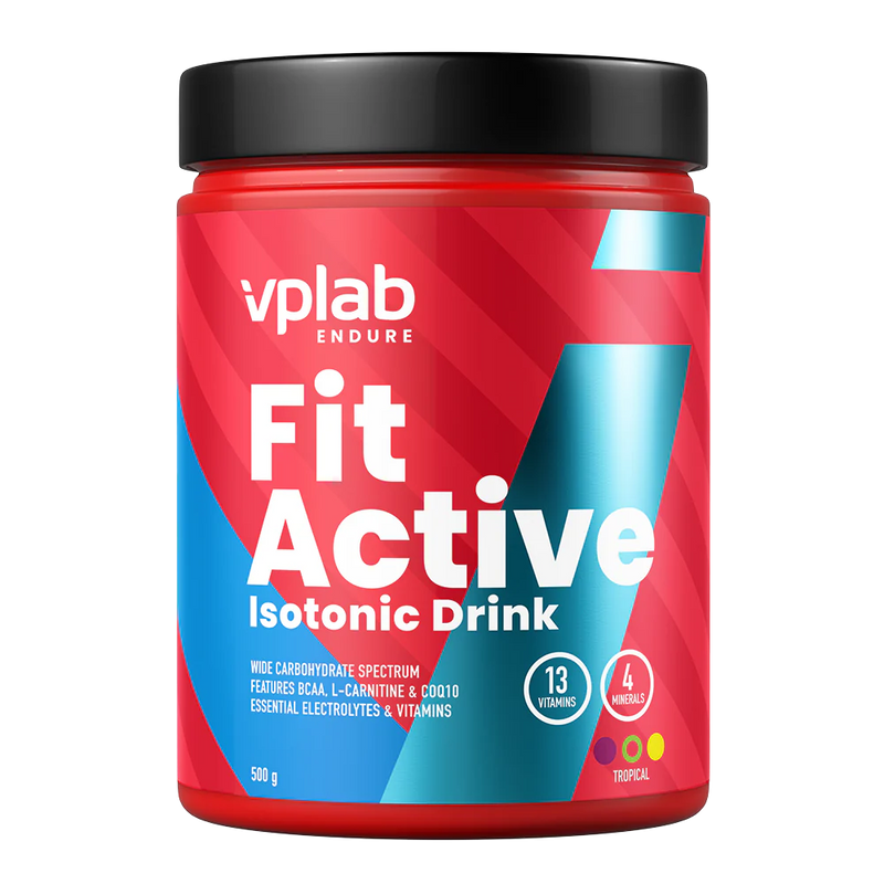 VPLAB FitActive Isotonic Drink 500 g Tropical Fruit