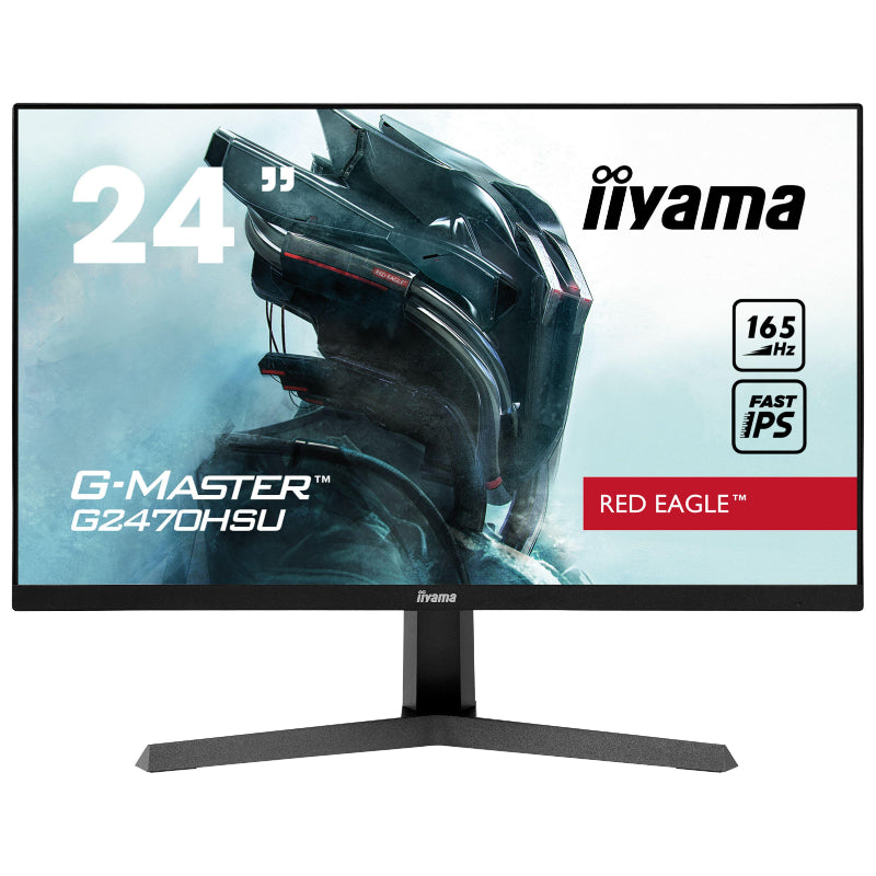 Iiyama G-Master Red Eagle, FreeSync Premium, 1920x1080@165Hz, 250cd/m², 1100:1, HDMI, DisplayPort, 0.8ms (MPRT), Speakers, USB-HUB (2x2.0), Black Tuner