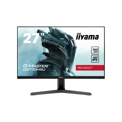 iiyama G-MASTER Red Eagle G2770HSU-B1 - LED monitor - 27" - 1920 x 1080 Full HD (1080p) @ 165 Hz - Fast IPS - 250 cd / m² - 1100:1 - 0.8 ms - HDMI, DisplayPort - speakers - matte black