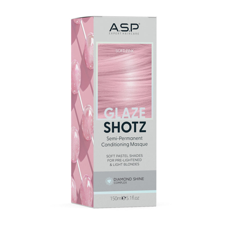 ASP Glaze Shotz SOFT PINK dažanti kaukė 150ml