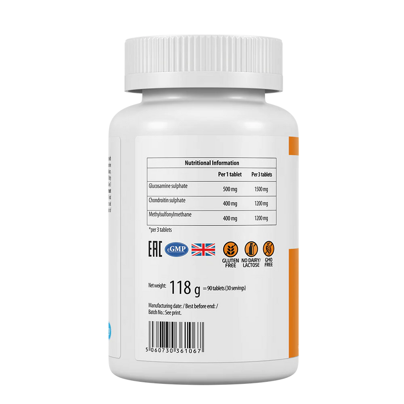 ULTRAVIT Glucosomine Chondroitin MSM 90 tabs