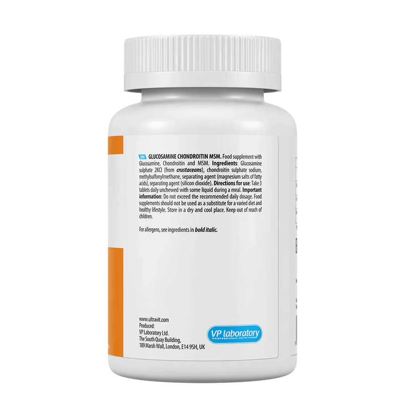 ULTRAVIT Glucosomine Chondroitin MSM 90 tabs