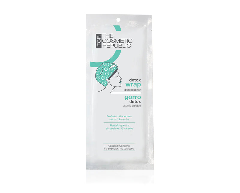 The Cosmetic Republic Detox Wrap detoxifying hair mask, Single dose 35 g