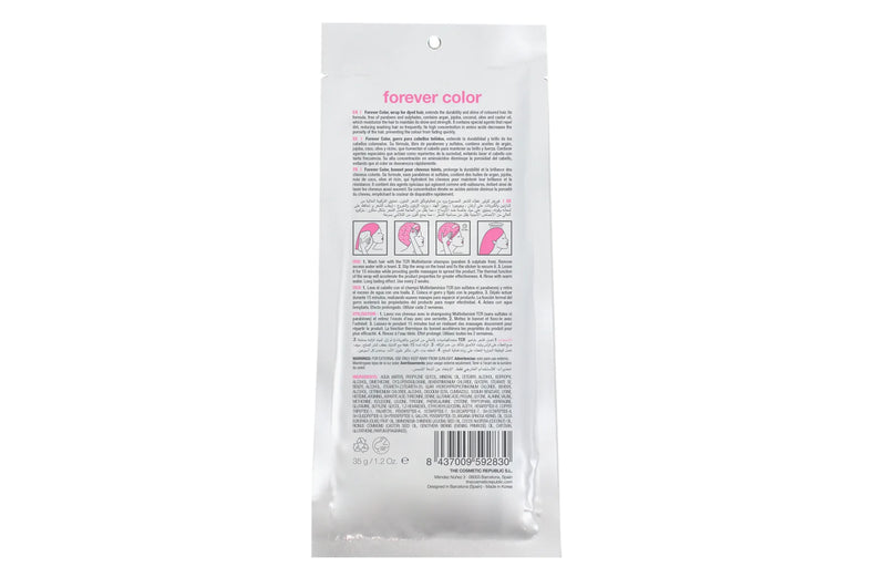 The Cosmetic Republic Forever Color Wrap hair color restoration mask, Single dose 35 g