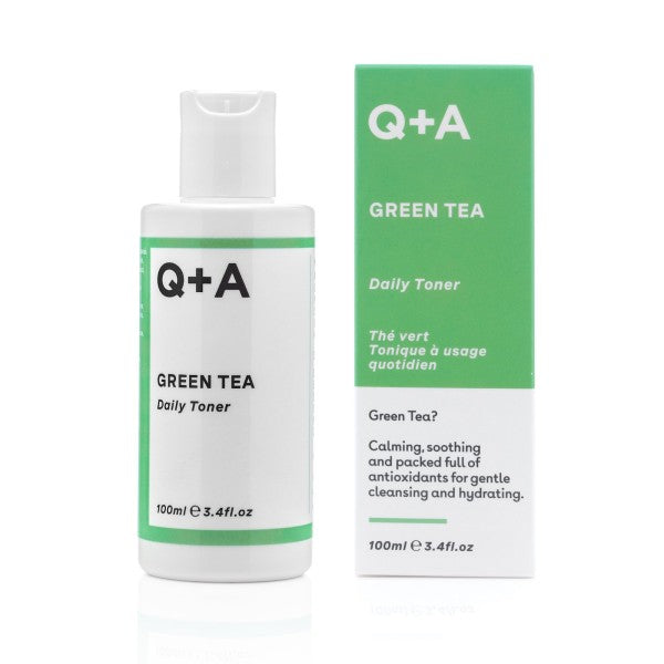 Q+A Green Tea Daily Toner Ежедневный тоник для лица с зеленым чаем, 100мл