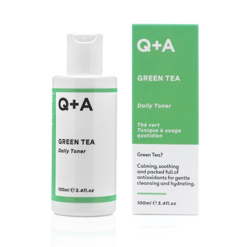 Q+A Green Tea Daily Toner Kasdienis veido tonikas su žaliąja arbata, 100ml