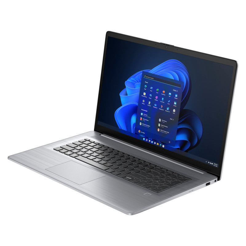 HP 470 G10 — i5-1335U, 16 ГБ, твердотельный накопитель 512 ГБ, 17,3 FHD, 300 нит, клавиатура для США, Asteroid Silver, 41 Втч, Win 11 Pro, 3 года