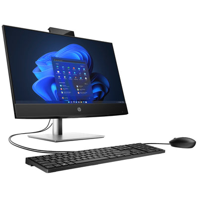 HP Pro 440 G9 AIO All-in-One - i3-12100T, 8 ГБ, 256 ГБ SSD, WiFi, 23,8 FHD IPS Non-Touch AG, регулируемая высота, USB-мышь и клавиатура, веб-камера и два микрофона, без динамиков, Win 11 Pro, 1 год