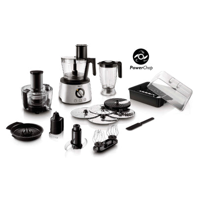 Philips Avance Collection Food processor HR7778/00 1000 W Compact 3 in 1 setup 3.4 L bowl/Damaged package