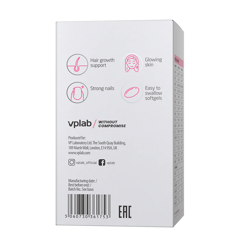 VPLAB Ultra Women’S Hair, Skin & Nails 90 softgels