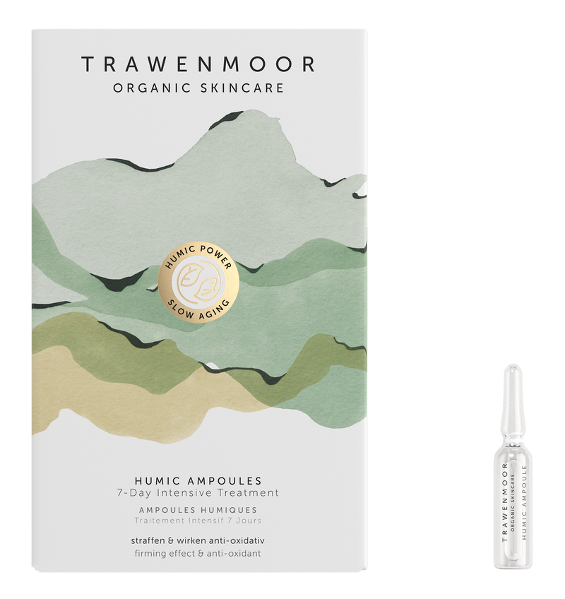 Trawenmoor by Dr. Spiller HUMIC AMPOULES - Organiškos Drėkinančios Huminės rūgšties ampulės, 7x2ml