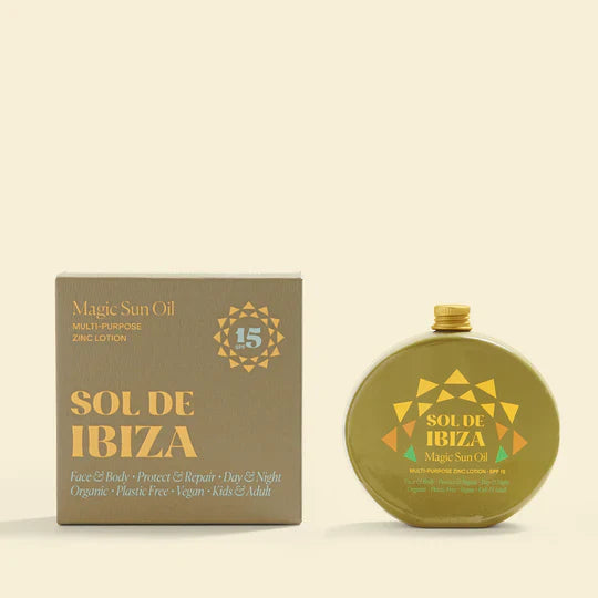 SOL DE IBIZA Волшебное солнцезащитное масло для лица и тела с SPF 15, 30 мл