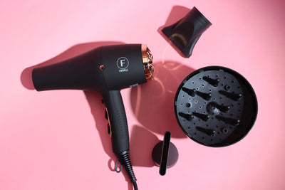 Ferrli Infrared dryer with negative ion generator + gift Vitamins applied to hair