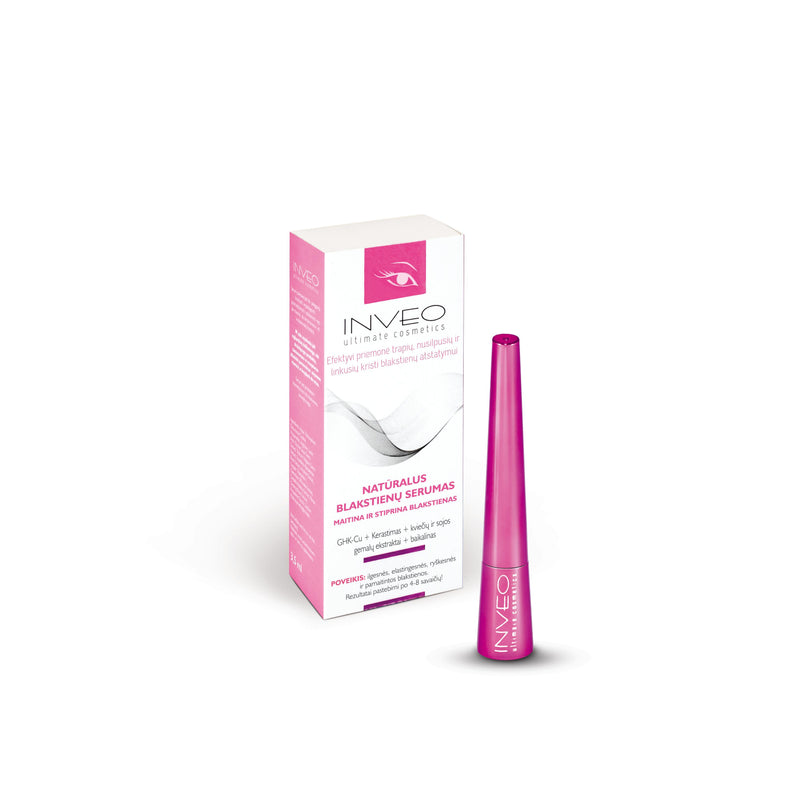 Натуральная сыворотка для ресниц INVEO ULTIMATE COSMETICS