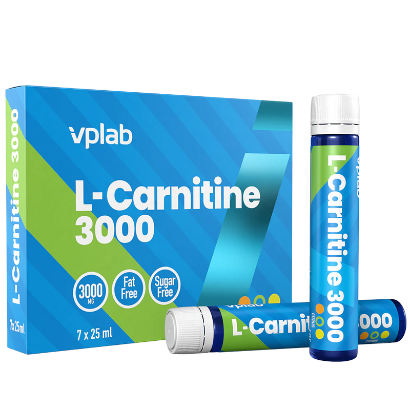 VPLAB L-Carnitine 3000 7x25 ml Citrus