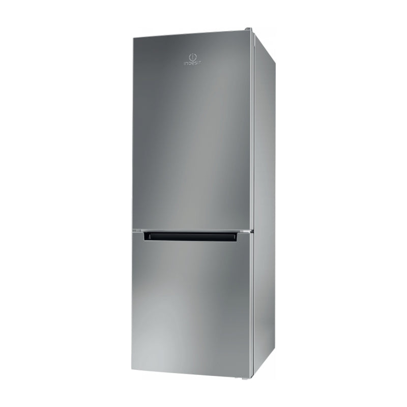 INDESIT Refrigerator LI6 S2E S, Energy class E, height 158.8 cm, Silver color