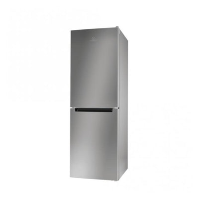 INDESIT Refrigerator LI7 S2E S, Energy class E, height 176.3 cm, Silver color