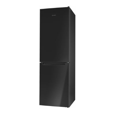 INDESIT Refrigerator LI8 S2E K, Energy class E (old A++), height 189cm, Black color 