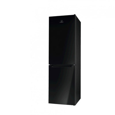 INDESIT Refrigerator LI8 SN2E K 1, Energy class E, Height 189cm, No frost, Black color