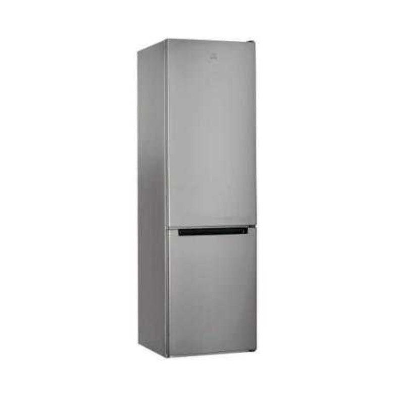 INDESIT Refrigerator LI9 S2E S, Energy class E, height 201.3 cm, Silver color