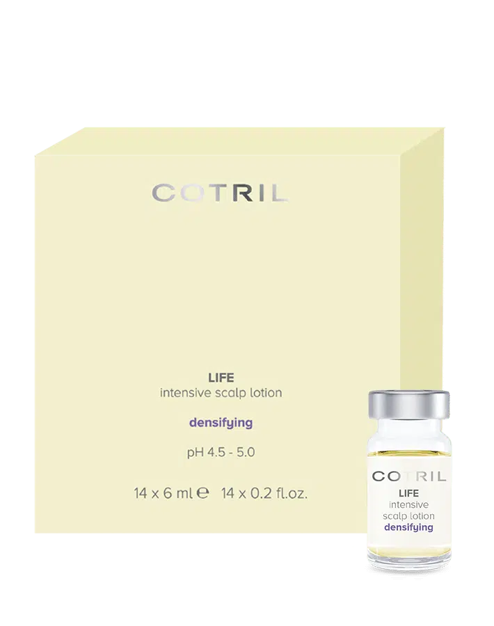 Cotril LIFE intensyvus galvos odos losjonas DENSIZING 14*6 ml