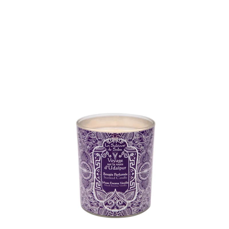 La Sultane de Saba Candle Udaipur Candle Musk Incense Vanilla Fragrance – muskuso smilkalų vanilės kvapo žvakė 165 g