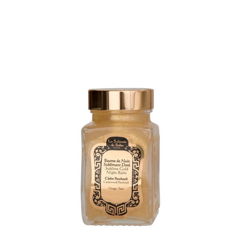 La Sultane de Saba Sublime Gold Night Balm Cedarwood Patchouli Fragrance - night balm cedar and patchouli aroma 100 ml 