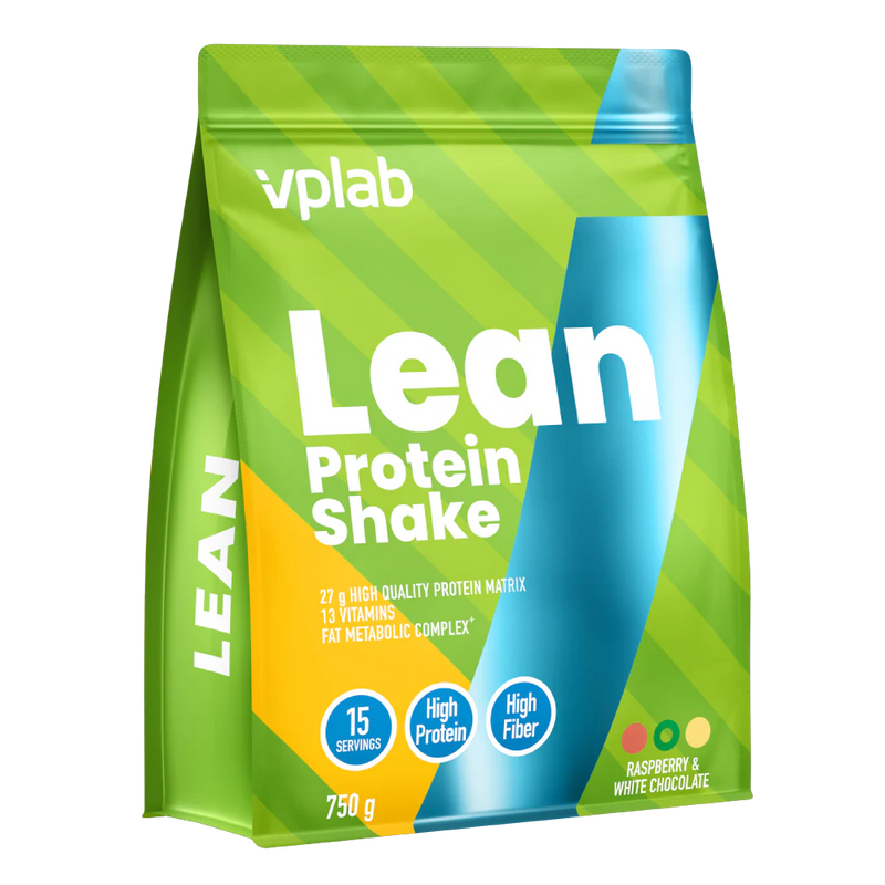VPLAB Lean Fitness Shake 750g Raspberry-White Choc