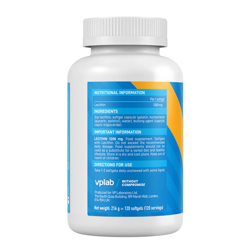 VPLAB Lecithin 1200mg 120 soft gels