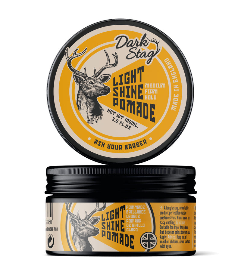 Dark Stag LIGHT SHINE POMADE vidutinės fiksacijos pomada 100ml