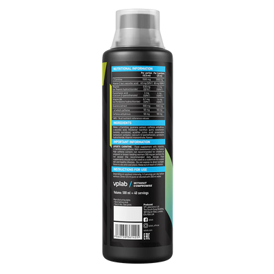 VPLAB LipoJets Carnitine Lime Tea 500ml