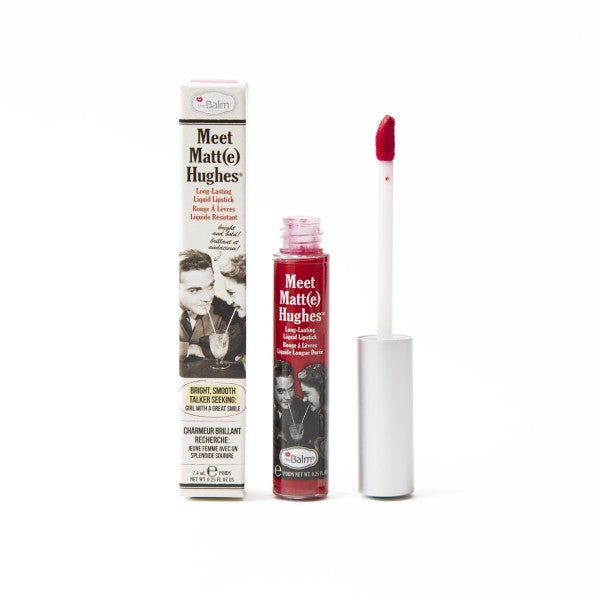 theBalm Meet Matt(E) Hughes Lūpų Dažai 7.4 ml - Devoted Bright Red