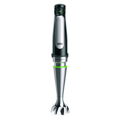 Ручной блендер BRAUN MQ7045X, 1000 Вт, 1,25 л, ActiveBlade, SmartSpeed, Inox/черный