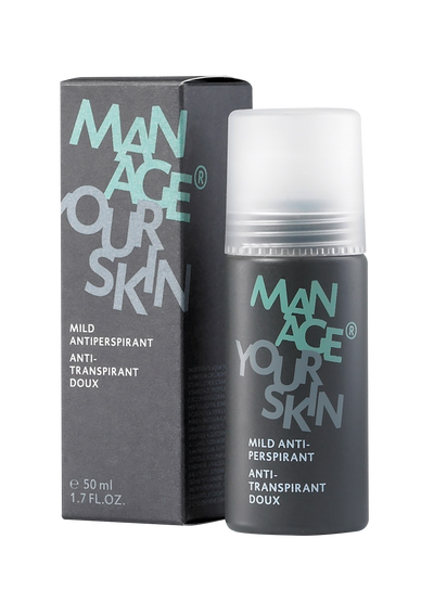 Manage Your Skin MILD ANTIPERSPIRANT - Švelnus dezodorantas, 50ml